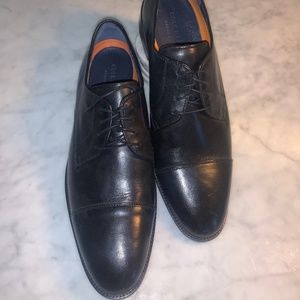 Cole Haan Mens 13M MC11630 Grand OS Black Leather Cap Toe VGC B16